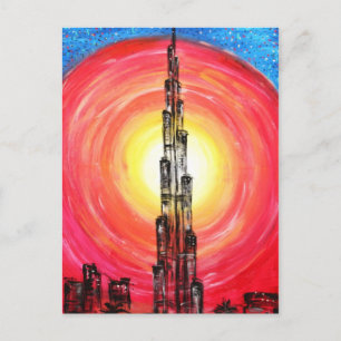 burj dubai postkarte
