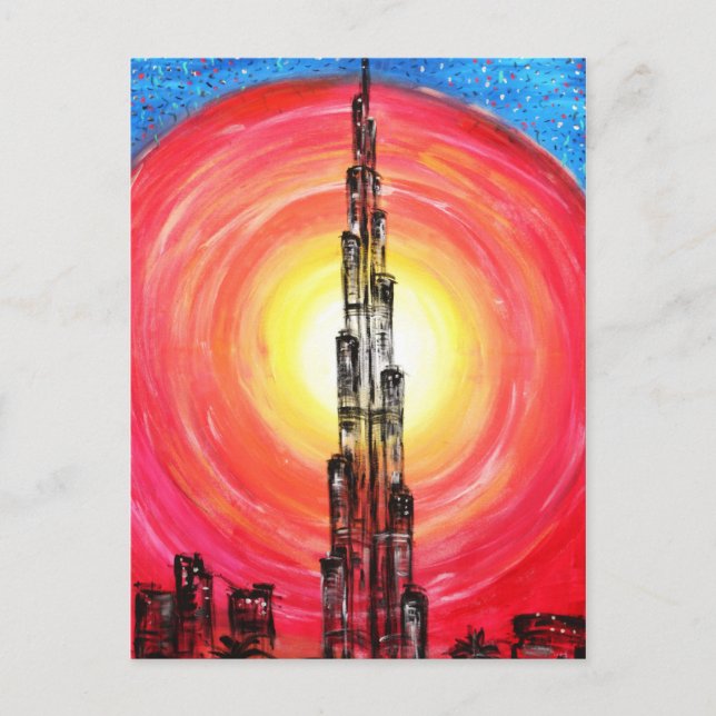 burj dubai postkarte (Vorderseite)