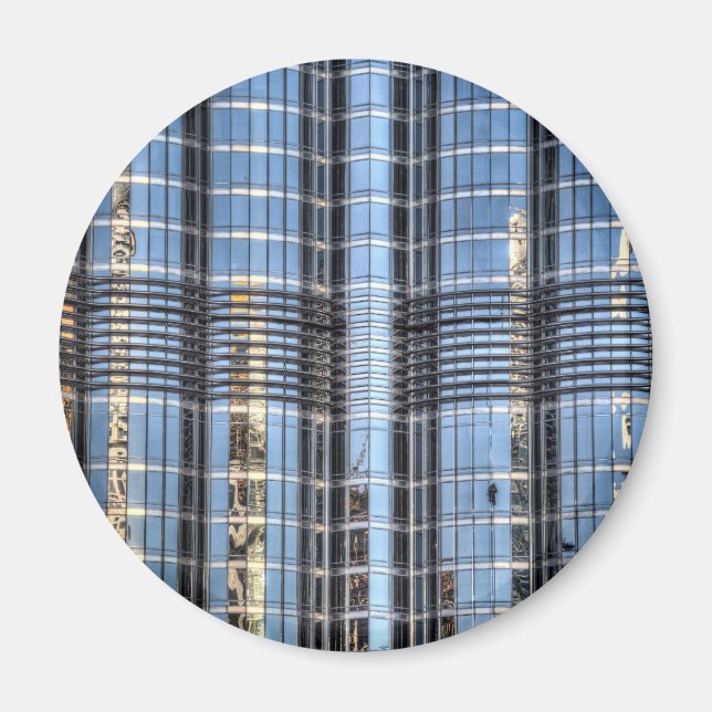 Burj Khalifa Abstrakt Magnet (Vorne)