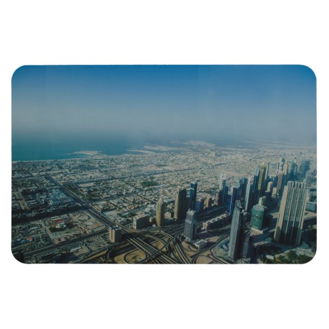Burj Khalifa Ansicht, Dubai Magnet (Horizontal)