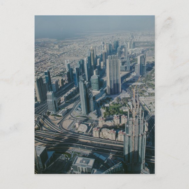 Burj Khalifa Ansicht, Dubai Postkarte (Vorderseite)