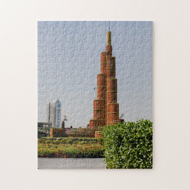 Burj Khalifa, Dubai Miracle Garden Puzzle (Vertikal)