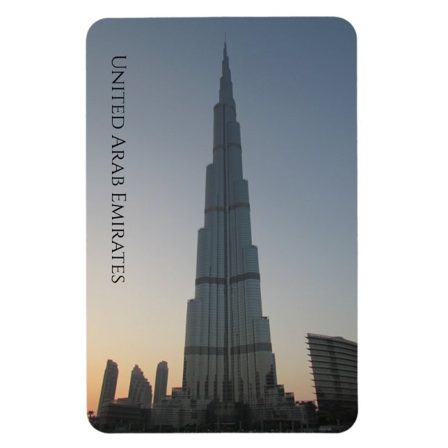 Burj khalifa dusk magnet (Vertikal)
