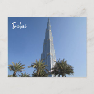 Burj-Khalifa-Palmen Postkarte