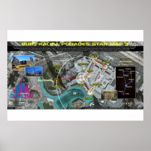 Burj Khalifa Pleiades Muster 3 Poster