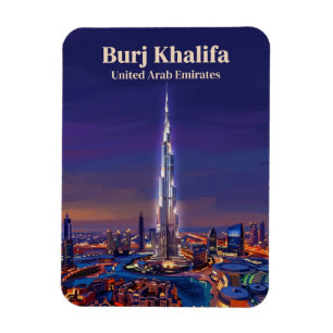 Burj Khalifa Vereinigte Arabische Emirate Magnet