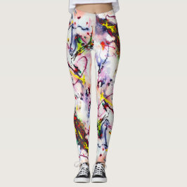Burkay Electric Galaxy ArtLeggings Leggings