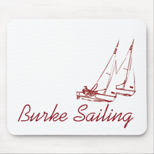 Burke, das Mousepad segelt
