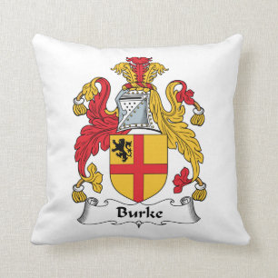 Burke-Familienwappen Kissen