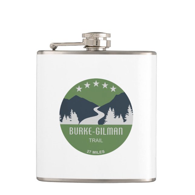 Burke-Gilman Trail Flachmann (Vorderseite)