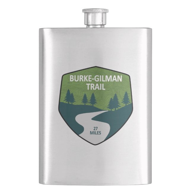 Burke-Gilman Trail Flachmann (Vorderseite)