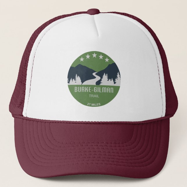 Burke-Gilman Trail Truckerkappe (Vorderseite)
