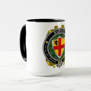Burke Irish Shield Abzeichen Tasse