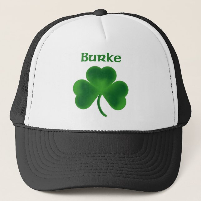 Burke-Kleeblatt Truckerkappe (Vorderseite)