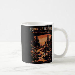 Burke Lake Park Fairfax Station Virginia Wanderweg Kaffeetasse
