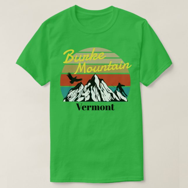 Burke Mountain Ski Vermont T-Shirt (Design vorne)