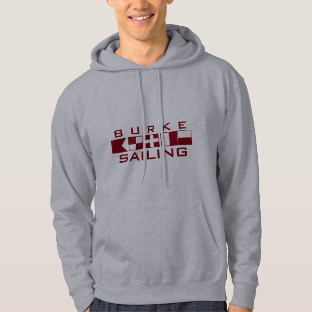 Burke-Segeln-Sweatshirt Hoodie (Vorderseite)