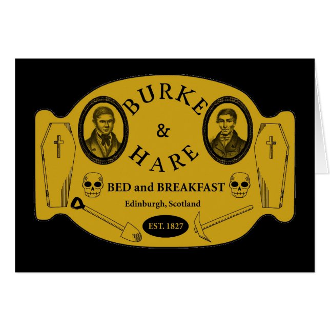 Burke und Hasen betten - und - Frühstück (Vorderseite (Horizontal))