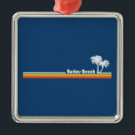 Burkes Beach South Carolina Ornament Aus Metall<br><div class="desc">Situated near the Chaplin Community Park on Hilton Head Island,  Burkes Beach is one of the best family-friendly beaches in the state.</div>