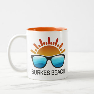 Burkes Beach South Carolina Sonnenbrillen Zweifarbige Tasse
