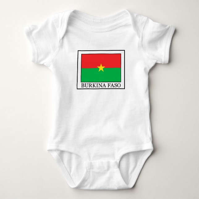 Burkina Faso Baby Strampler (Vorderseite)