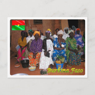 Burkina Faso - Bobo Vendors - Postkarte