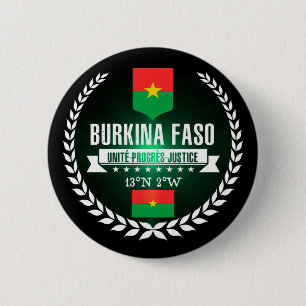 Burkina Faso Button