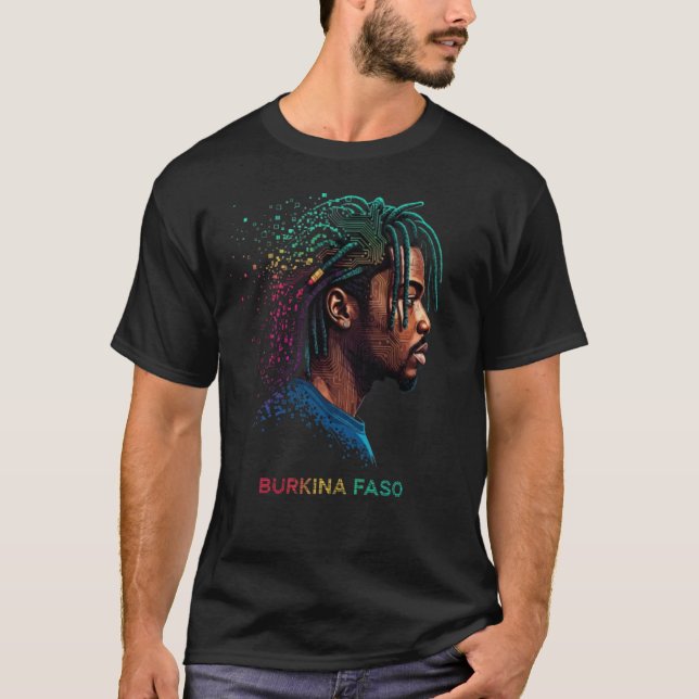Burkina_Faso_Digital_Roots_Future_Vision. T-Shirt (Vorderseite)