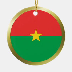 Burkina Faso Flag Ornament