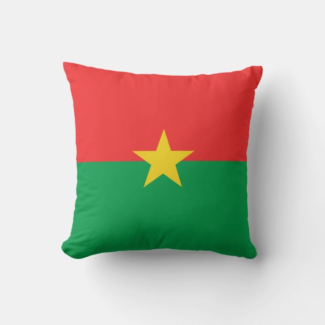 Burkina Faso Flag x Flag Kissen (Vorderseite)