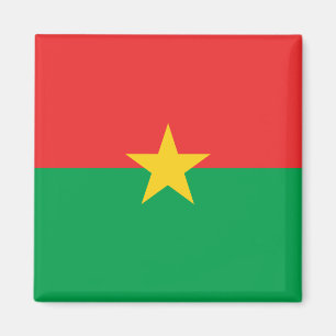 Burkina Faso-Flagge Magnet