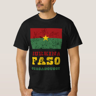 Burkina Faso-Flagge T-Shirt