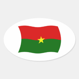 Burkina Faso Flaggen Aufkleber