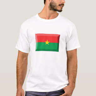 Burkina Faso Flaggen-Juwel T-Shirt