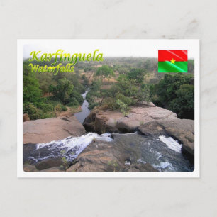 Burkina Faso - Karfinguela Waterfalls - Postkarte