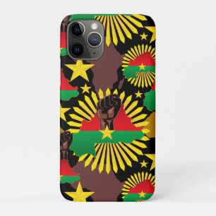 Burkina Faso Karte, Flagge und Revolution Fest Case-Mate iPhone Hülle
