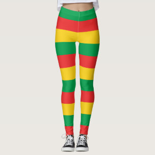 Burkina Faso - Länderfarben für die Flagge Leggings