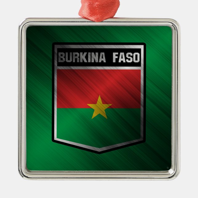 Burkina Faso Ornament Aus Metall (Vorne)