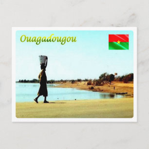 Burkina Faso - Ouagadougou - Barrage Ouaga - Postkarte