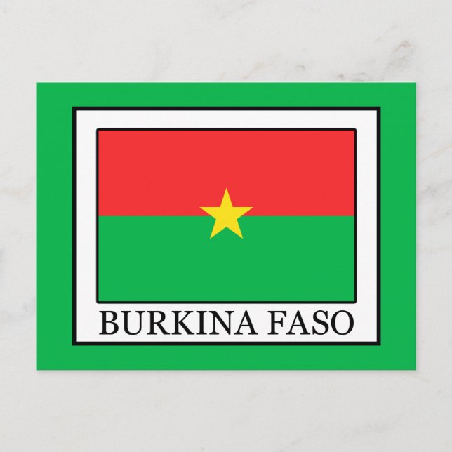 Burkina Faso Postkarte (Vorderseite)