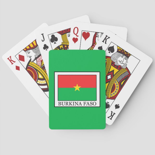 Burkina Faso Spielkarten (Rückseite)