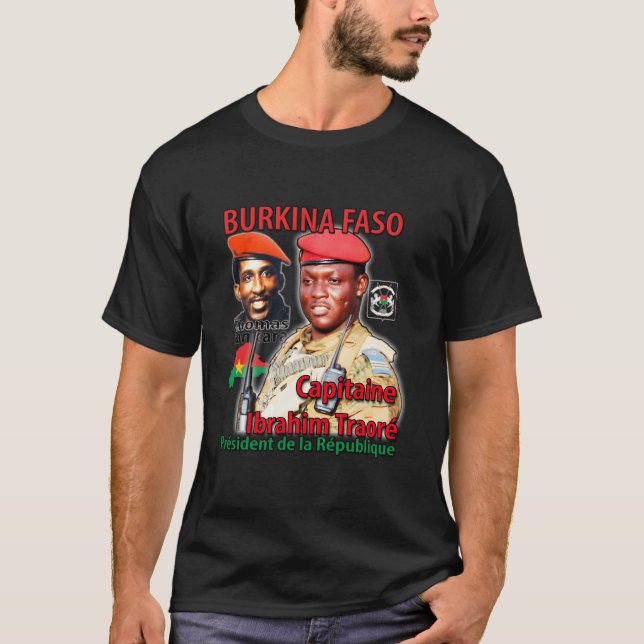 Burkina Faso - Thomas Sankara - Ibrahim Traore Pul T-Shirt (Vorderseite)