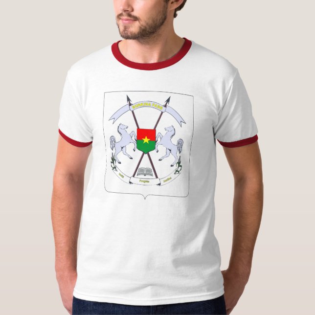 Burkina Faso Wappen T-Shirt (Vorderseite)