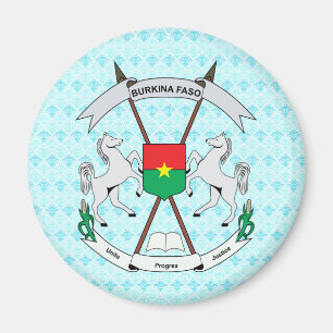 Burkinafaso Wappen Detail Magnet