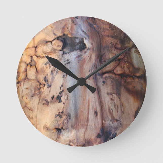 Burl Wood Design Uhr (Vorderseite)