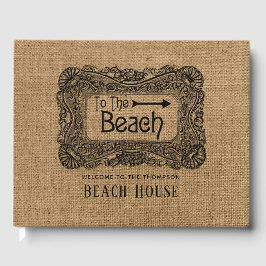 Burlap Beach House Gästebuch