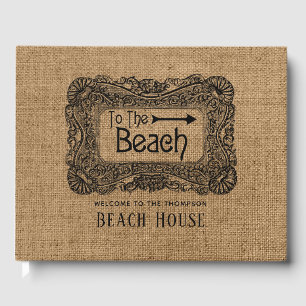 Burlap Beach House Gästebuch