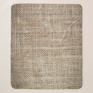 Burlap Hessian Hintergrundtextur Sherpadecke