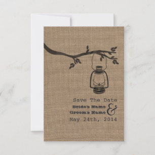 Burlap Inspiriert Ölseelen Hochzeit retten das Dat Save The Date