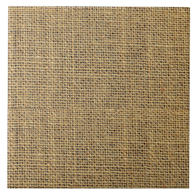Burlap Jute Fliese (Vorderseite)
